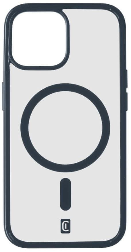 CellularLine Zadný kryt Pop Mag s podporou Magsafe pre Apple iPhone 15 Plus, číry / modrý (POPMAGIPH15MAXB)